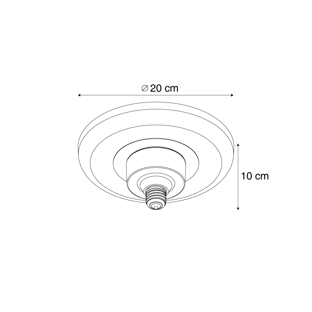 LUEDD E27 LED lamp deco helder 6W 430 lm 3000K - Afbeelding 6