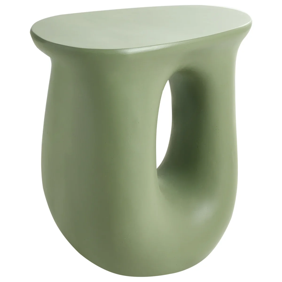 Beliani - IDRO - Bijzettafel - Groen - Magnesiumoxide