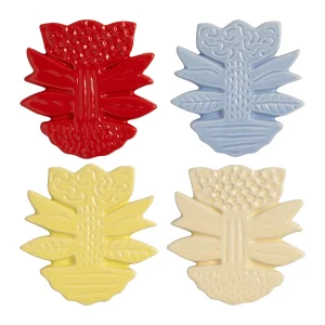 &k amsterdam Blume Onderzetter - Set van 4