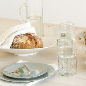 Hammered waterglazen – set van 4 stuks