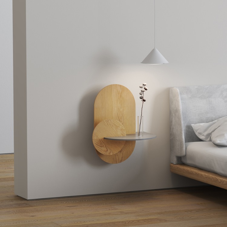 Houten nachtkastje Alba L - Afbeelding 5